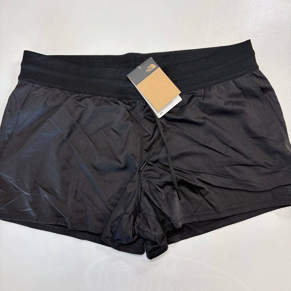 The North Face Aphrodite Shorts Womens XXL Black Drawstring Athletic Hiking NWT